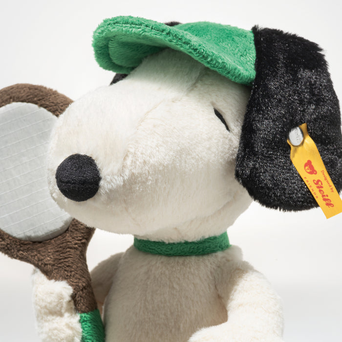 Steiff Snoopy Tennis Racket Soft Toy 22cm