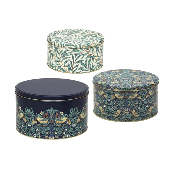 Arts & Crafts William Morris Strawberry Thief Set of 3 Cake Tins