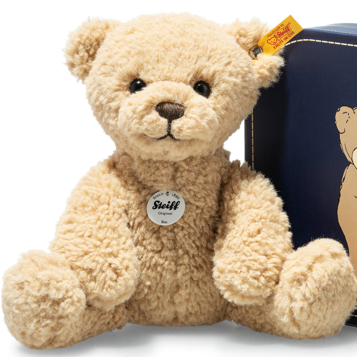 Steiff Ben Teddy Bear In A Suitcase 21cm