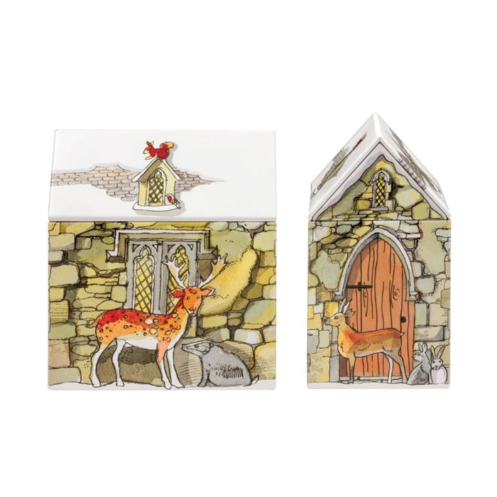 Emma Bridgewater Winter House Shaped Storage Tin