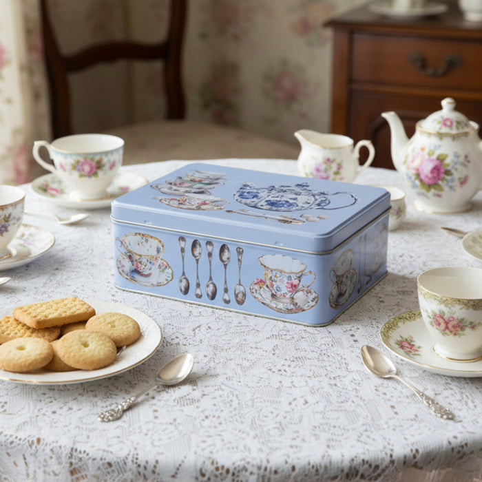Elite Tins One Sugar Please Vintage Inspired Storage Tin