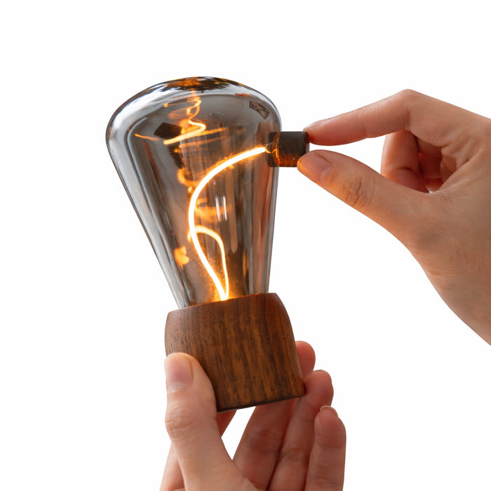 Gingko Opal Drift Interactive Wooden Desk Lamp