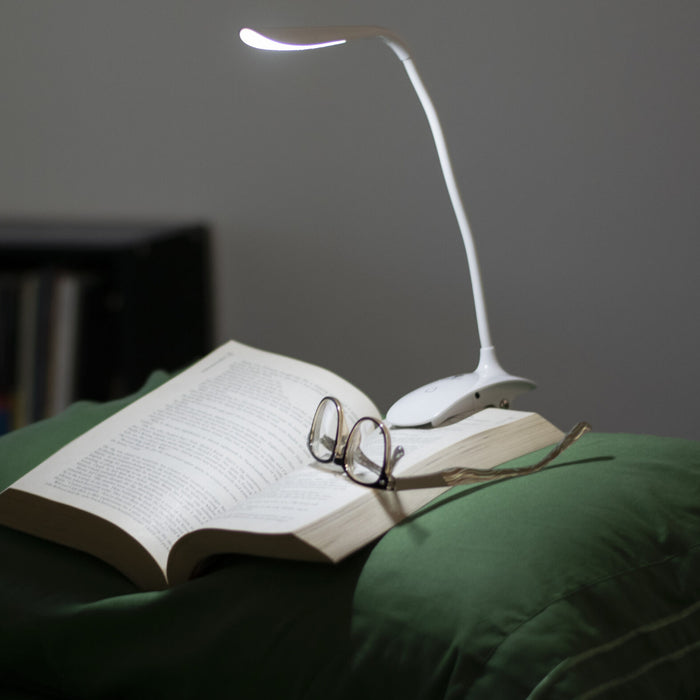The Daylight Company LED Rechargeable Clip-On Book Light
