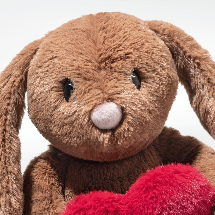 Steiff Hoppie Love Heart Brown Rabbit Soft Toy 16cm