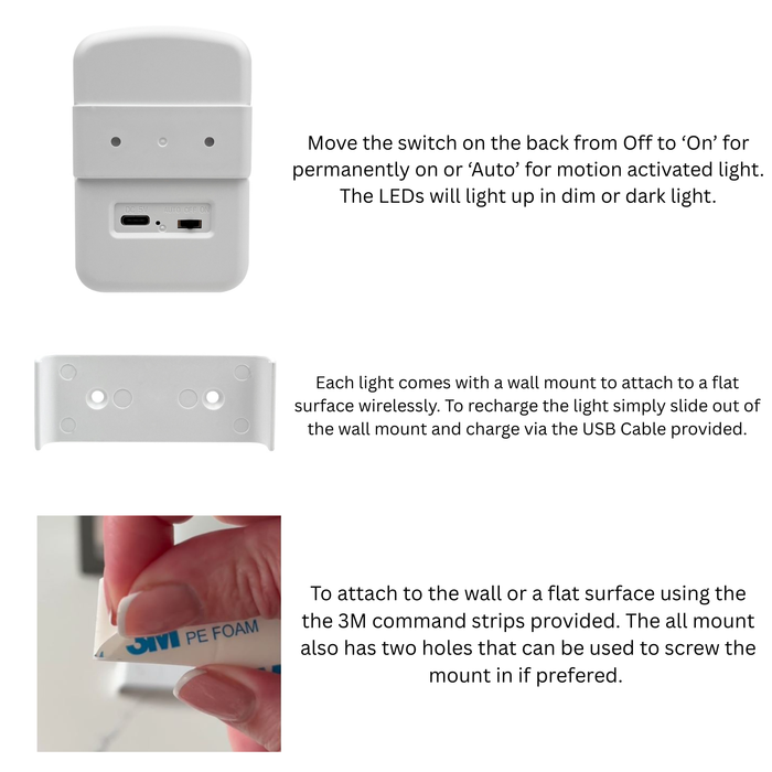 Xtralite MotionGlo Motion Sensor Wall Mounted Night Lights