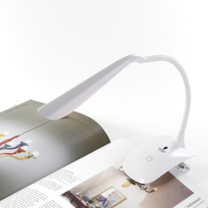 The Daylight Company LED Rechargeable Clip-On Book Light