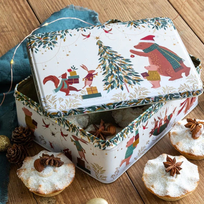 Sara Miller Woodland Bears Storage Tin