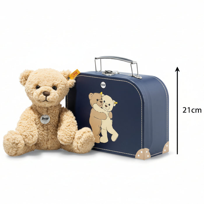 Steiff Ben Teddy Bear In A Suitcase 21cm