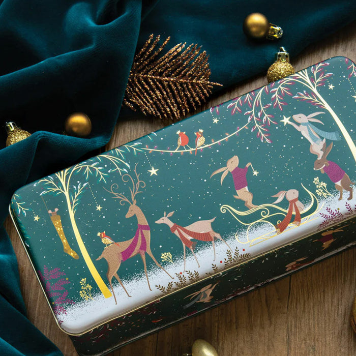 Sara Miller Woodland Tales Rectangular Storage Tin