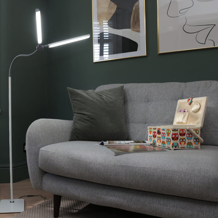 The Daylight Company DuoPro LED Flexible Anti-Glare Floor Lamp