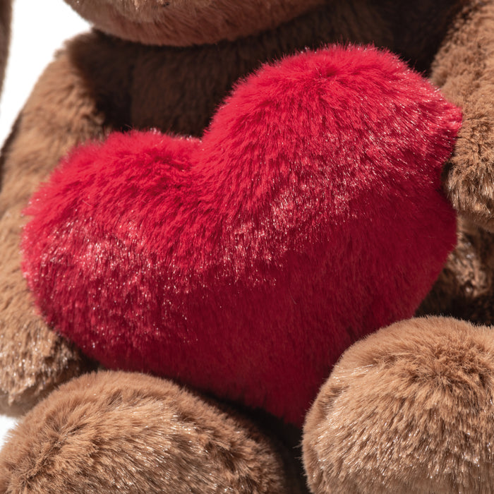 Steiff Hoppie Love Heart Brown Rabbit Soft Toy 16cm