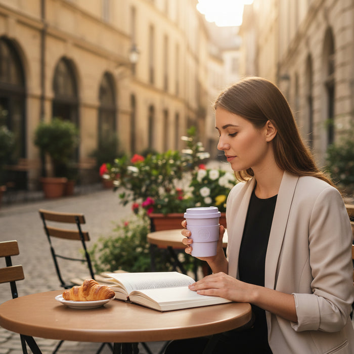 Ecoffee Cup Reusable Plant-Based Coffee Cup 8oz