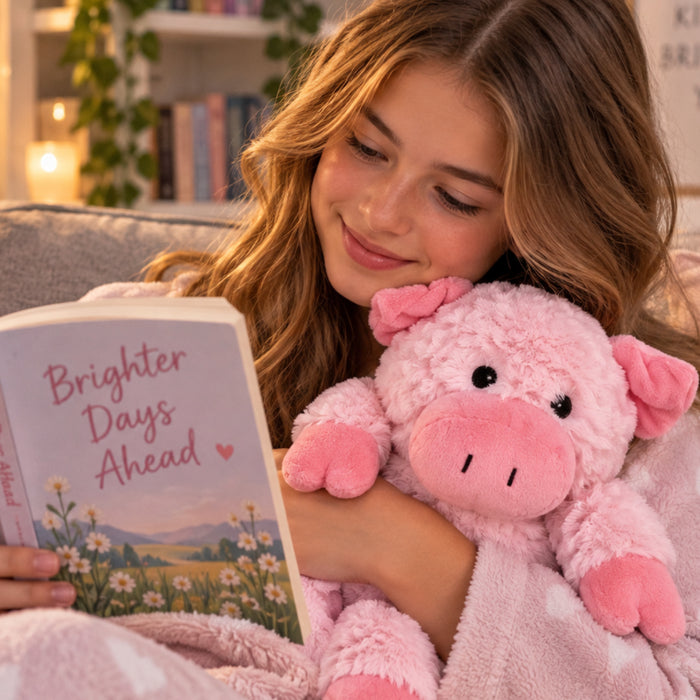 Beddy Buddies Pig Microwaveable Flaxseed Heat Pack Soft Toy