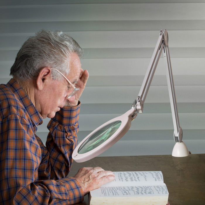 The Daylight Company Magnifying Mag XL Craft LED Light Lamp With Table Clamp