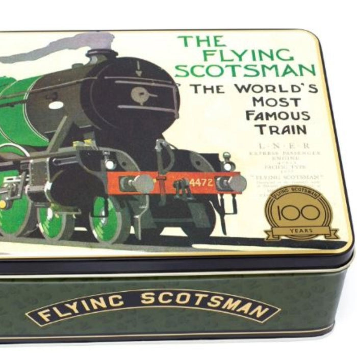 Flying Scotsman Train Storage Tin With Lid