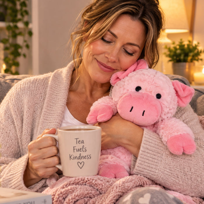 Beddy Buddies Pig Microwaveable Flaxseed Heat Pack Soft Toy