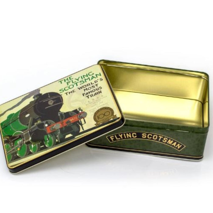 Flying Scotsman Train Storage Tin With Lid