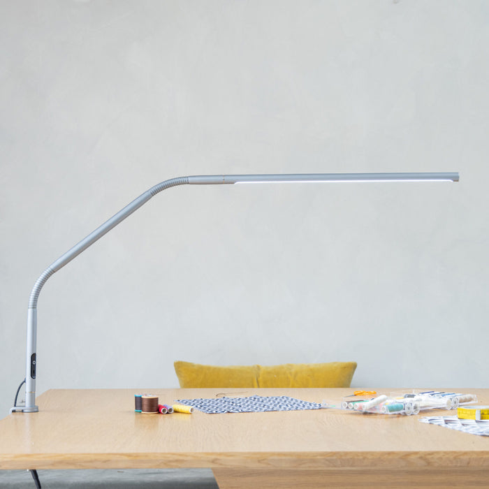 The Daylight Slimline 4 LED Ice Grey Table Lamp