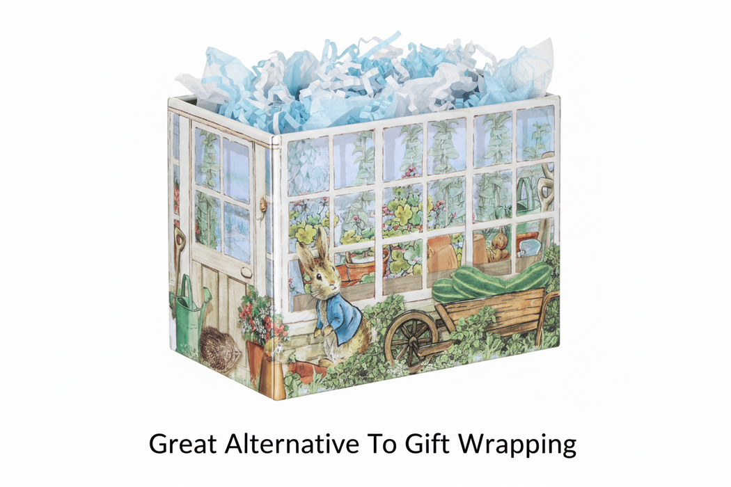 Peter Rabbit Greenhouse Storage Tin