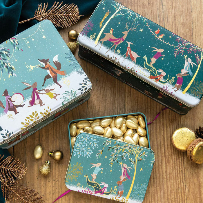Sara Miller Woodland Tales Rectangular Storage Tin