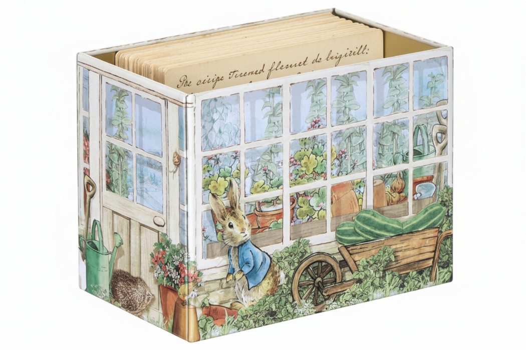 Peter Rabbit Greenhouse Storage Tin