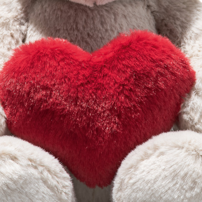 Steiff Hoppie Love Heart Grey Soft Toy 16cm