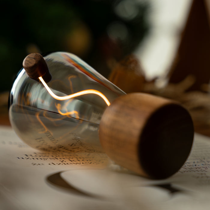 Gingko Opal Drift Interactive Wooden Desk Lamp