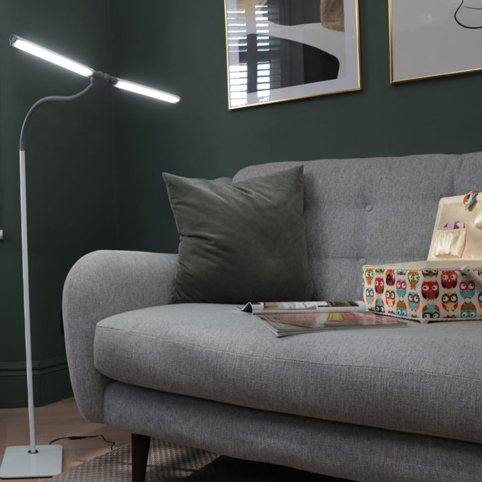 The Daylight Company DuoPro LED Flexible Anti-Glare Floor Lamp