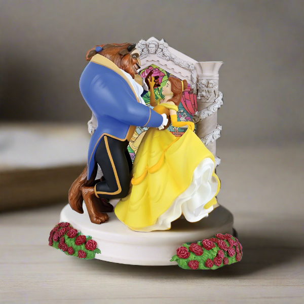 Disney Traditions Beauty & The Beast Light Up Collectable Deluxe Figurine