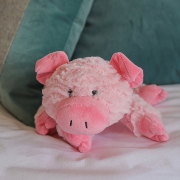 Beddy Buddies Pig Microwaveable Flaxseed Heat Pack Soft Toy