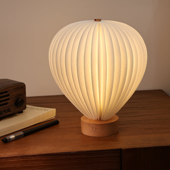 Gingko Aeris Hot Air Balloon Wooden Lamp