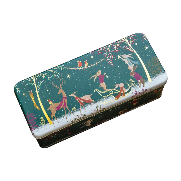 Sara Miller Woodland Tales Rectangular Storage Tin