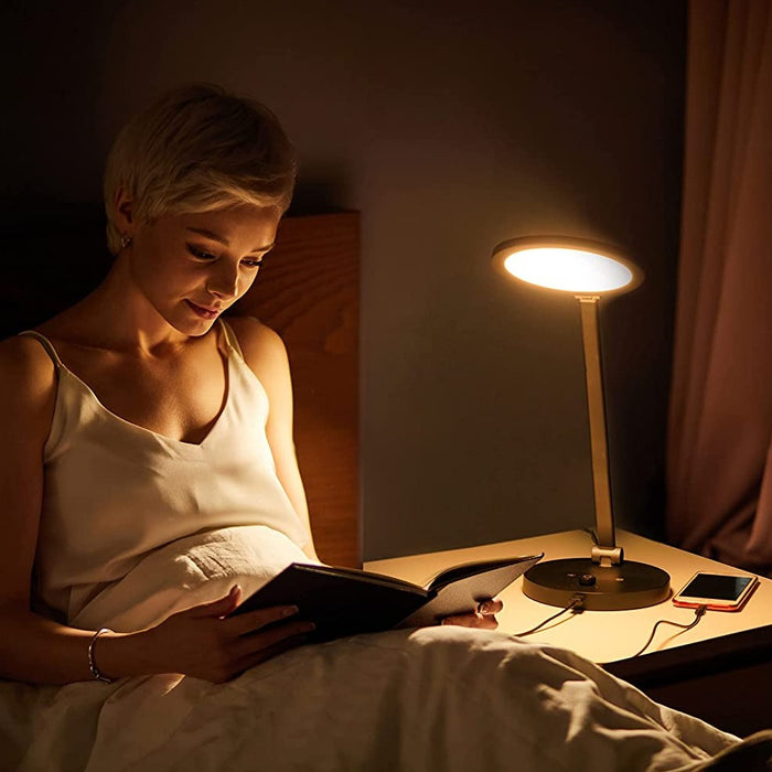 The Daylight Company TriSun SAD (Seasonal Affective Disorder) LED Light Therapy Table Lamp