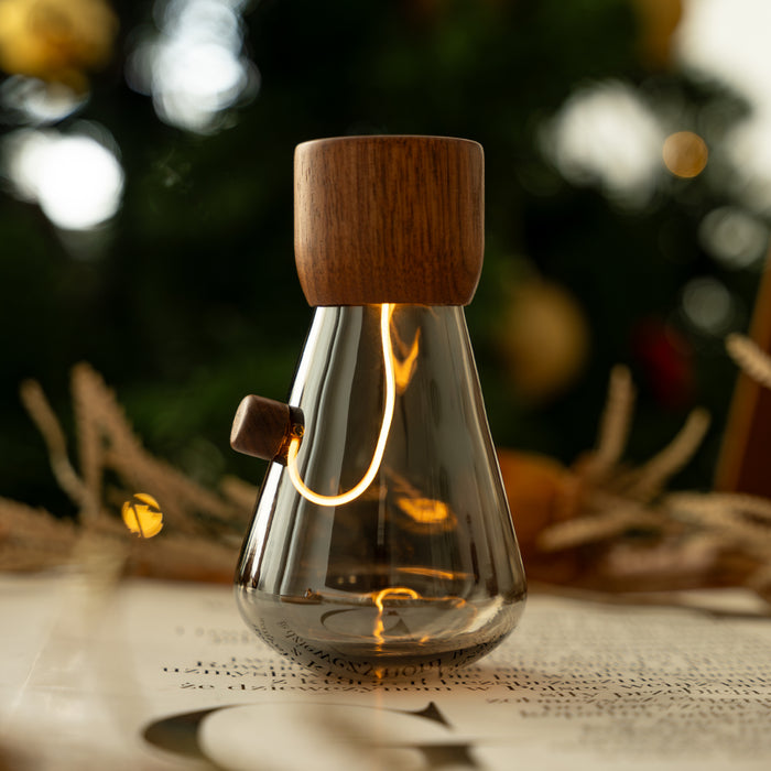 Gingko Opal Drift Interactive Wooden Desk Lamp