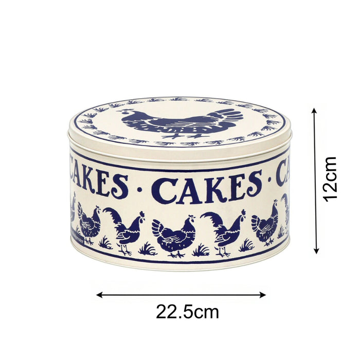 Emma Bridgewater Blue Hens Set of 3 Cake Tins