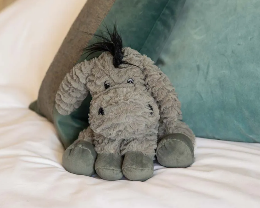 Beddy Buddies Donkey Microwaveable Flaxseed Heat Pack Soft Toy