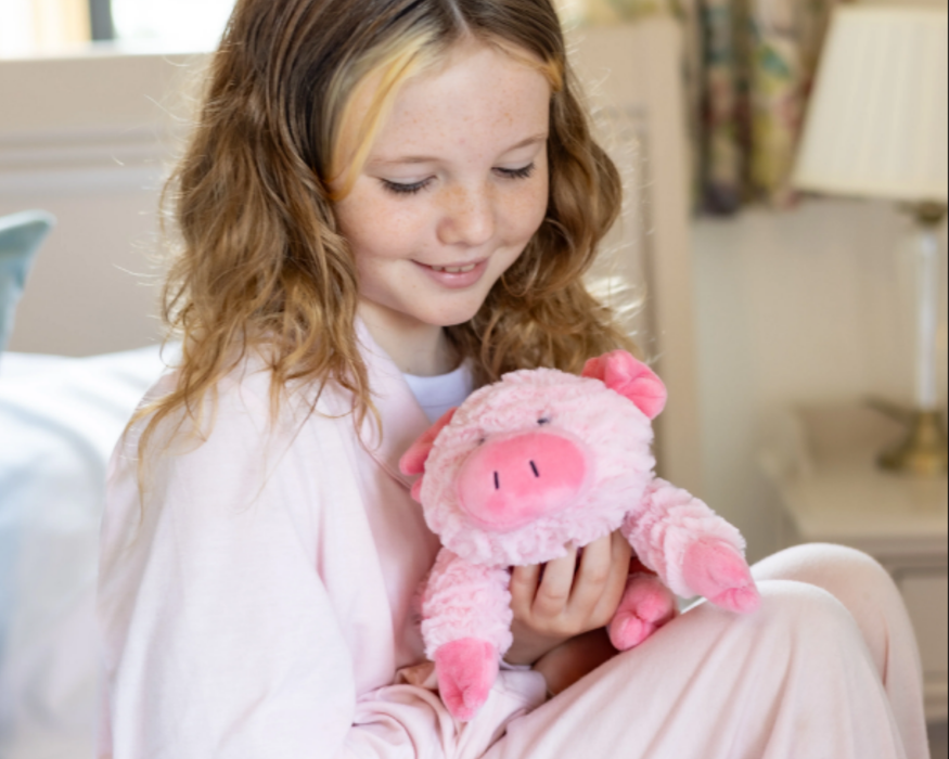 Beddy Buddies Pig Microwaveable Flaxseed Heat Pack Soft Toy