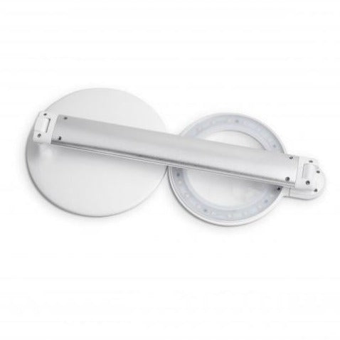 The Daylight Company White Halo Table Magnifier Lamp With 3.5" Lens