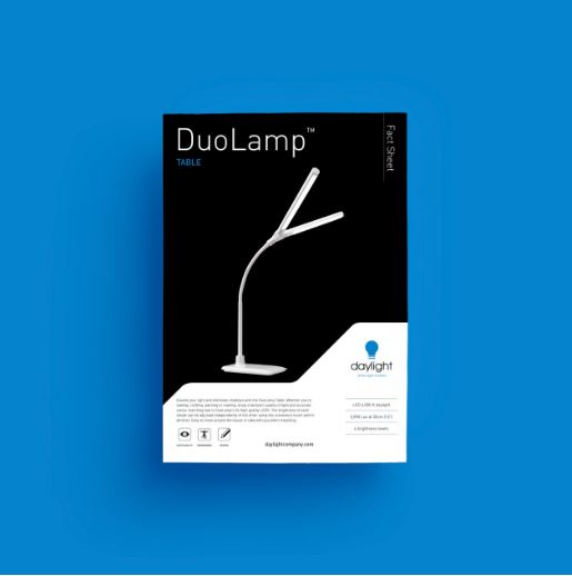 The Daylight Company Duo LED Desk Lamp With Touch Control & Dimmer (Available with Clamp)