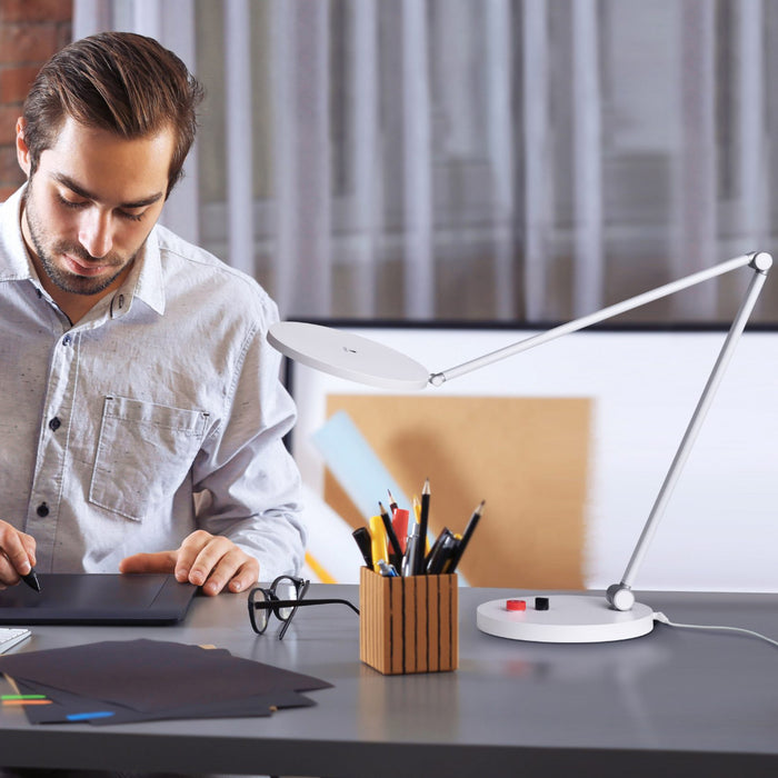 The Daylight Company Tricolour White LED Desk Lamp