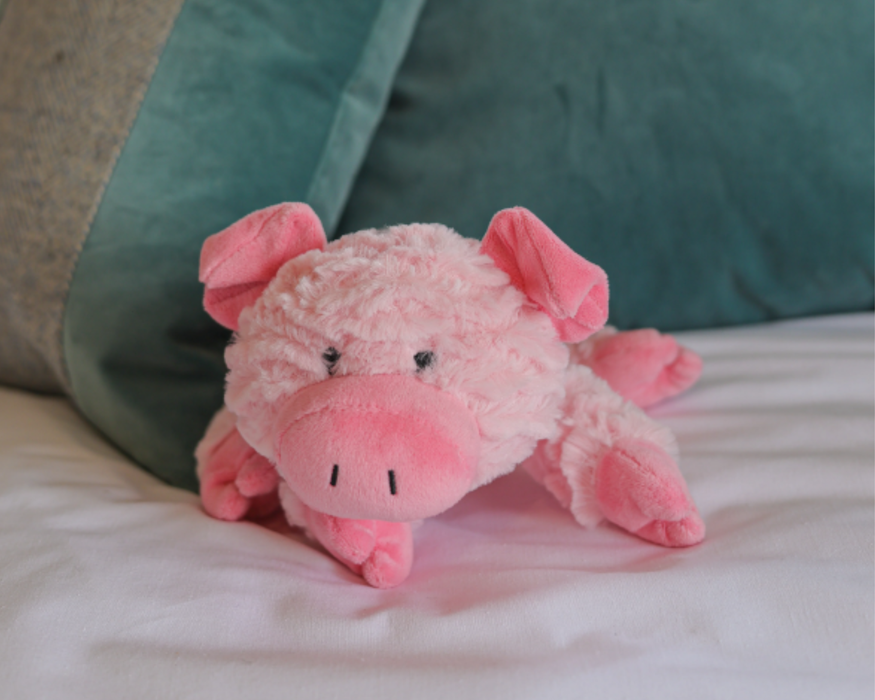 Beddy Buddies Pig Microwaveable Flaxseed Heat Pack Soft Toy