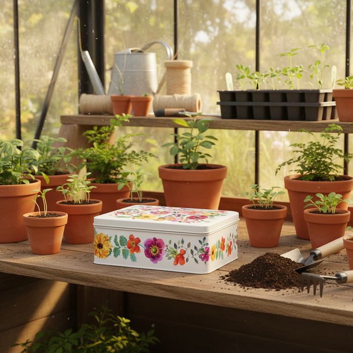 Emma Bridgewater Garden Flowers Storage Tin