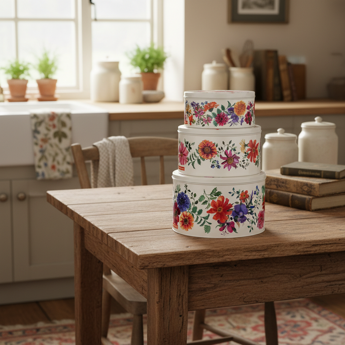 Emma Bridgewater Garden Flowers Cake Tins