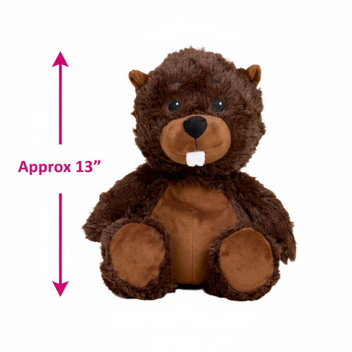 Warmies Beaver Microwavable Lavender Scented Soft Toy