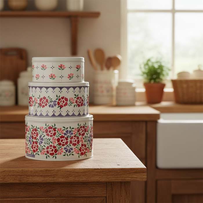Emma Bridgewater Antique Roses Cake Tins