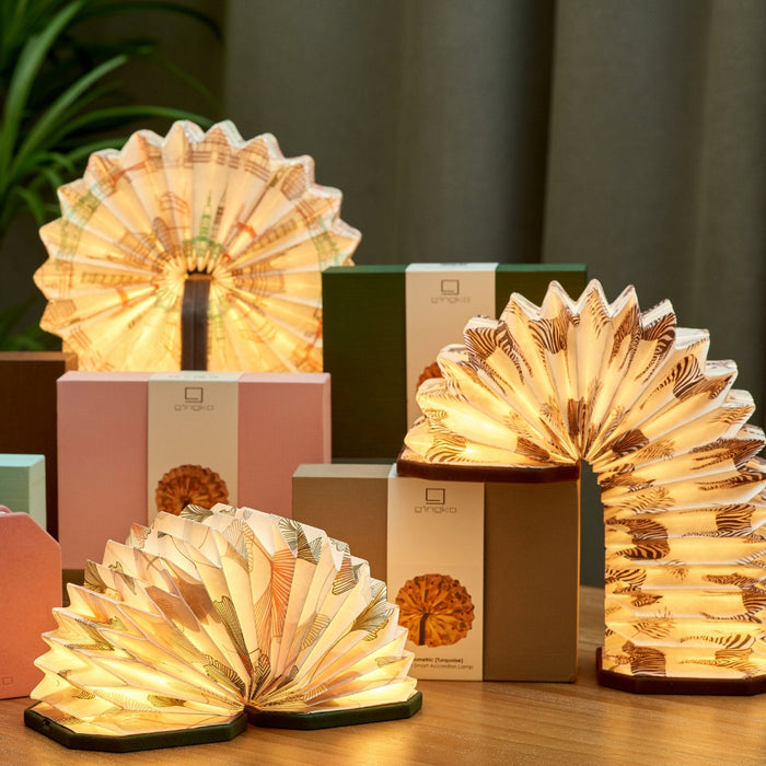 Gingko Smart LED Accordion Velvet Desk Lamp