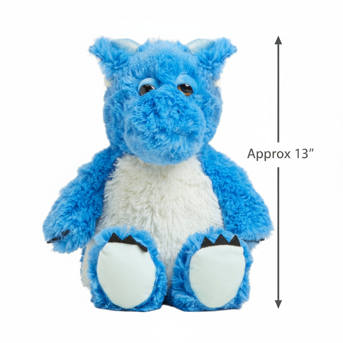 Warmies Blue Dragon Microwavable Lavender Scented Soft Toy