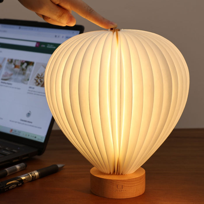 Gingko Aeris Hot Air Balloon Wooden Lamp