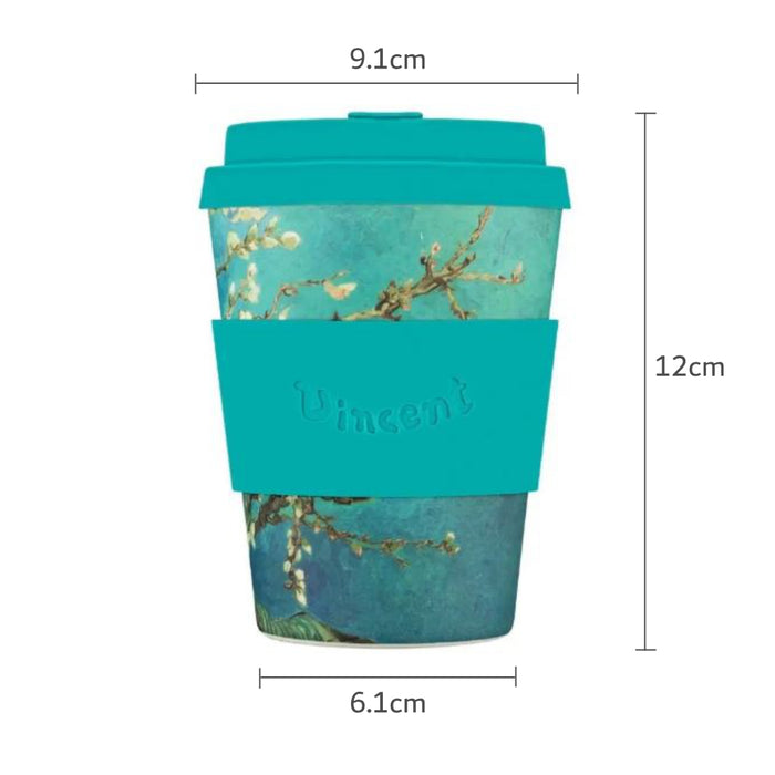 Ecoffee Cup Vincent Van Gogh Almond Blossom Reusable Travel Mug 12oz