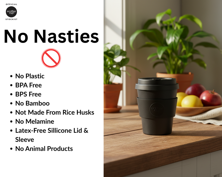 Ecoffee Cup Reusable Plant-Based Coffee Cup 12oz